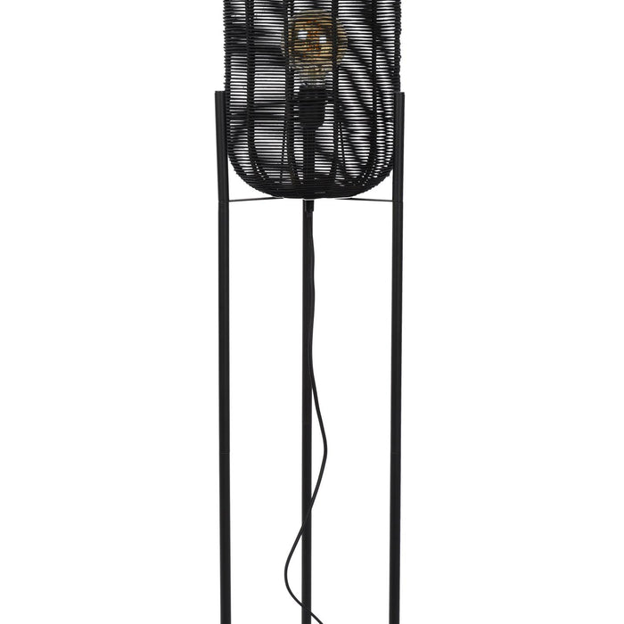 Lucide HERMINE Vloerlamp - Zwart