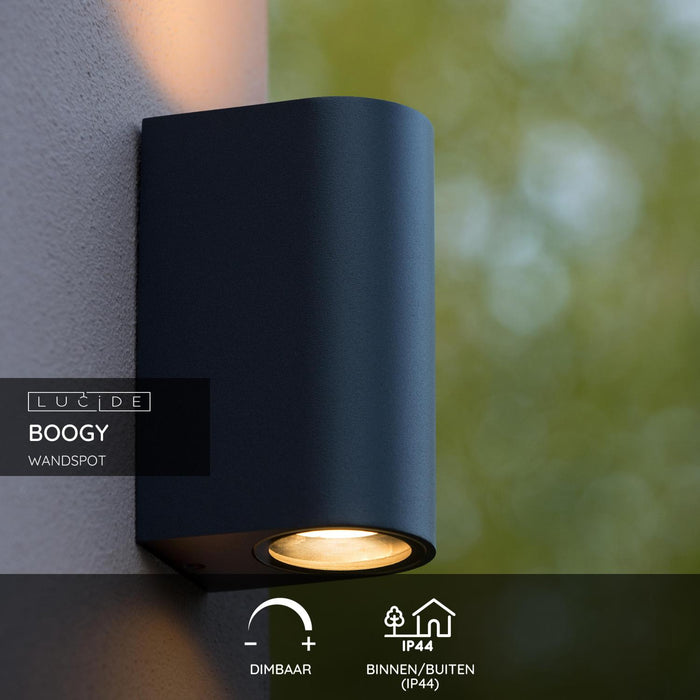 Lucide BOOGY Wandspot - Zwart