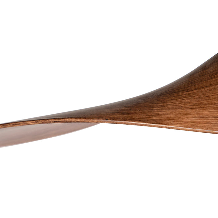 QAZQA Plafondventilator hout incl. LED met afstandsbediening -