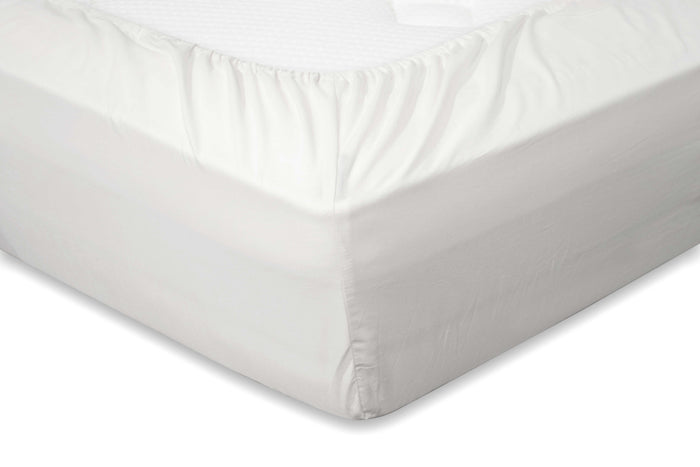 Elegance Hoeslaken Katoen Perkal 35 Hoekhoogte wit