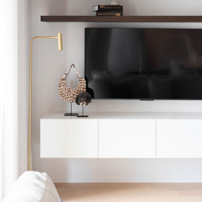 Atmooz Vloerlamp Pomery Brons - Industriele Staande Lamp