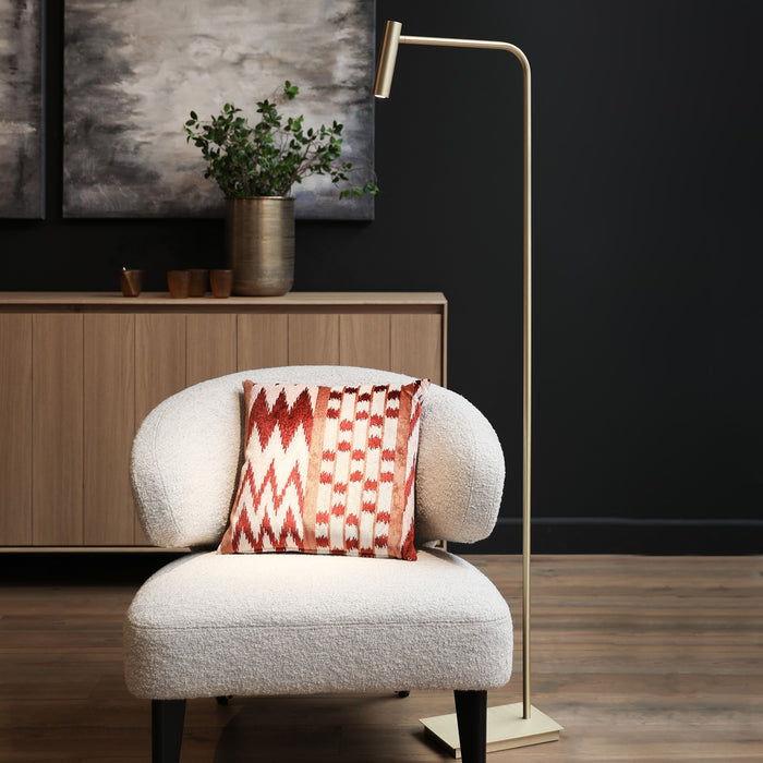 Atmooz Vloerlamp Pomery Brons - Industriele Staande Lamp