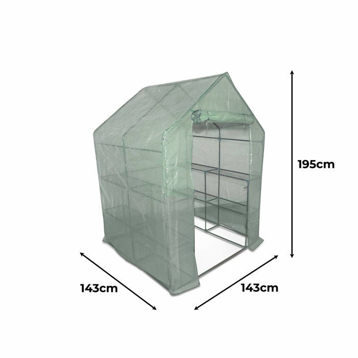 sweeek - Tuinkas 2m² met 8 planken – Basilic