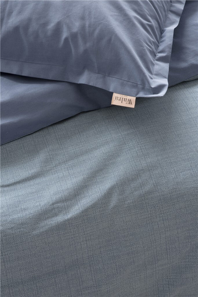 Walra - Dekbedovertrek Vintage Club - 140x220 - Blauw