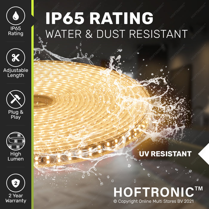 HOFTRONIC Flex180 LED Strip 5m Warm wit IP65