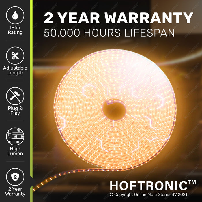 HOFTRONIC Flex180 LED Strip 5m Warm wit IP65