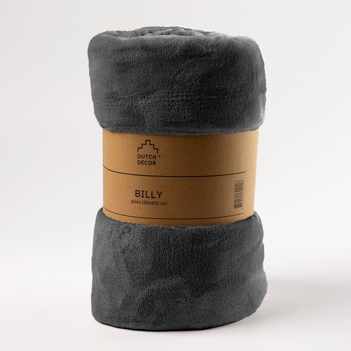 Dutch Decor plaid BILLY - 150x200 cm Charcoal Gray