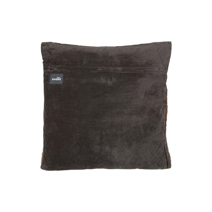 WOOOD Isla Kussen - Katoen - Mocca - 45x45