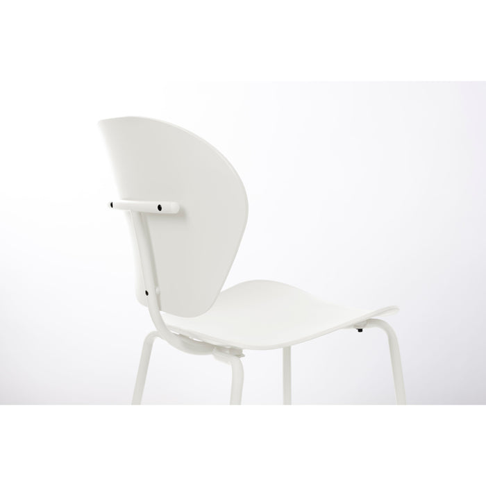 Zuiver The Ocean Chair Eetkamerstoelen Coconut Milk - Set van 2 - Wit