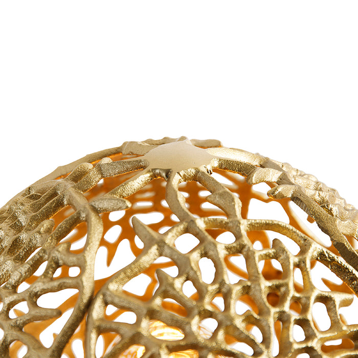 QAZQA Art deco tafellamp goud met zwart - Maro