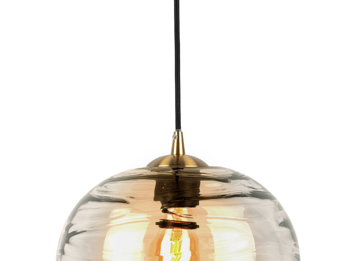 LEITMOTIV Hanglamp Glamour Globe handgemaakt