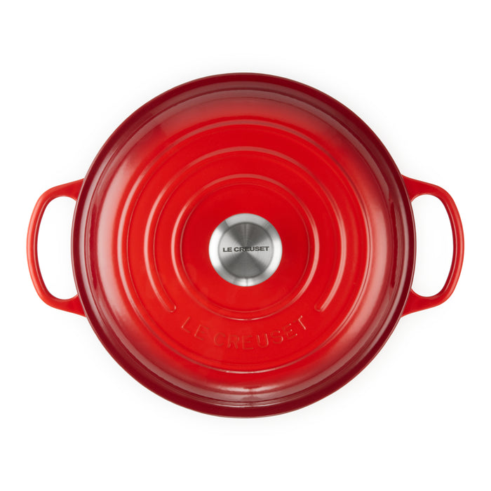 Le Creuset Signature Braadpan Ø 30 cm - Laag - Rood