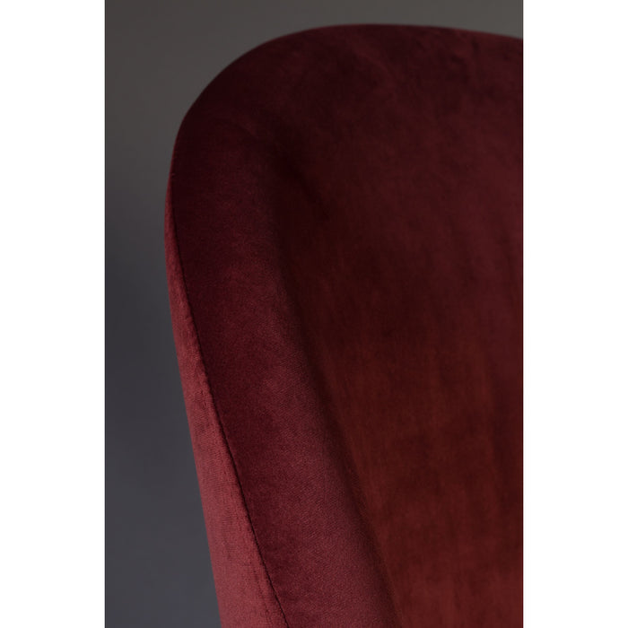 Dutchbone Barbara Eetkamerstoelen Rood - Set van 2