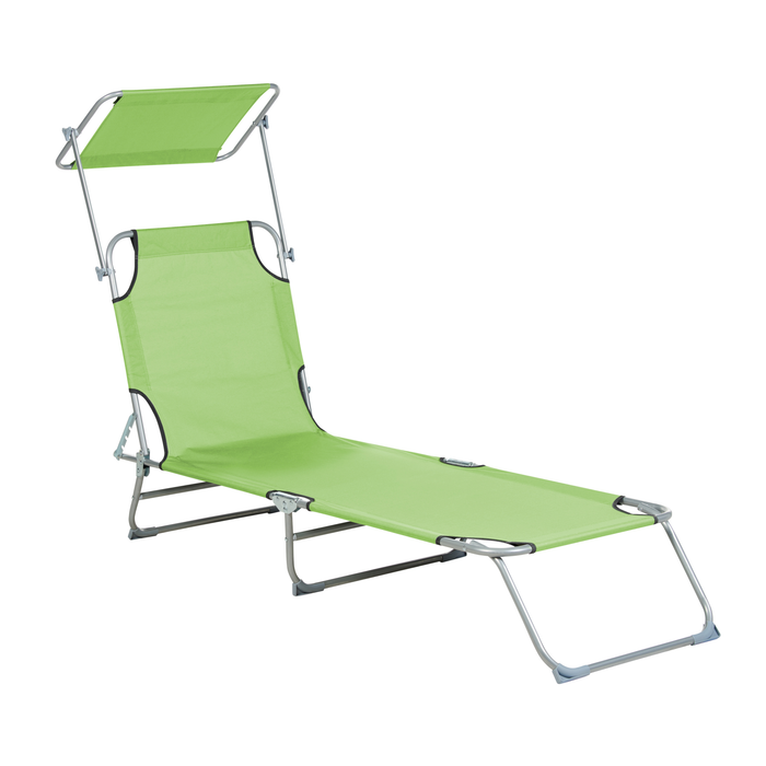 Beliani - FOLIGNO - Strandstoel - Groen - Polyester