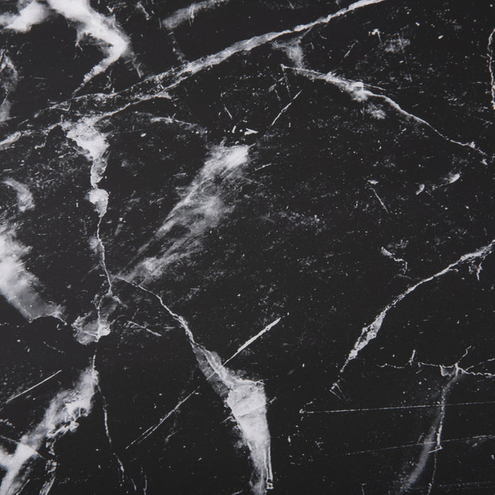 present time - Dienblad Marble Look - Zwart - 34x30x1 cm