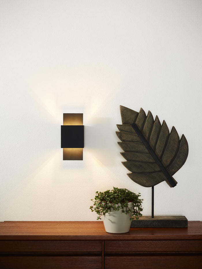 Lucide CUBO Wandlamp - Zwart