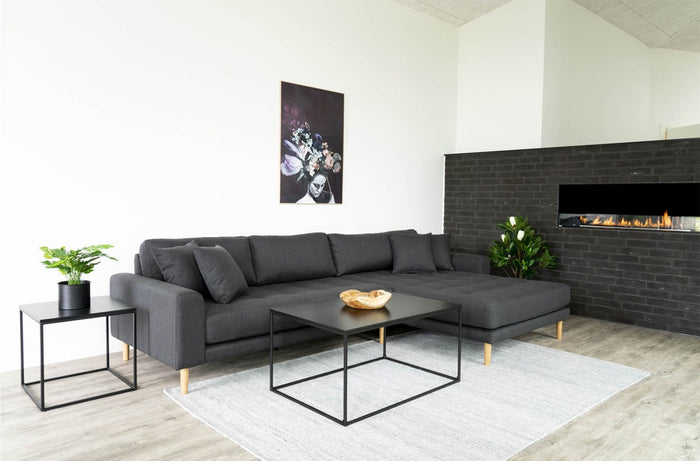 Artichok Karen Houten Salontafel 90 x 60 cm - Zwart