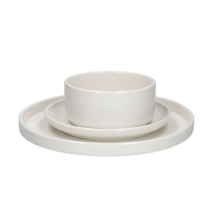 Servies Set, 12 Delig, Porselein, Wit - Mikasa | Camberlie