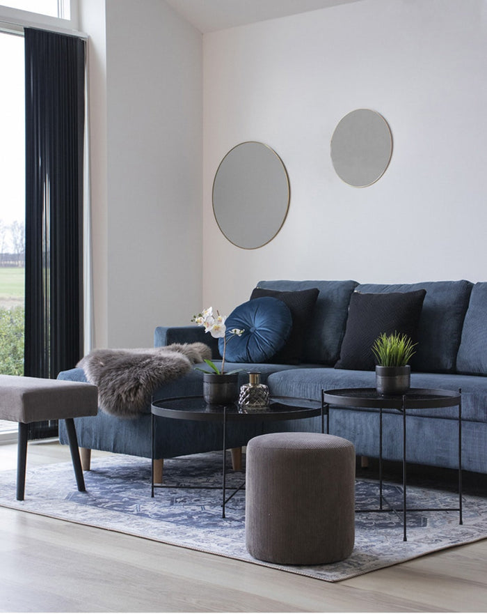 Artichok Eveline Ronde Wandspiegel Goud - Ø 60 cm