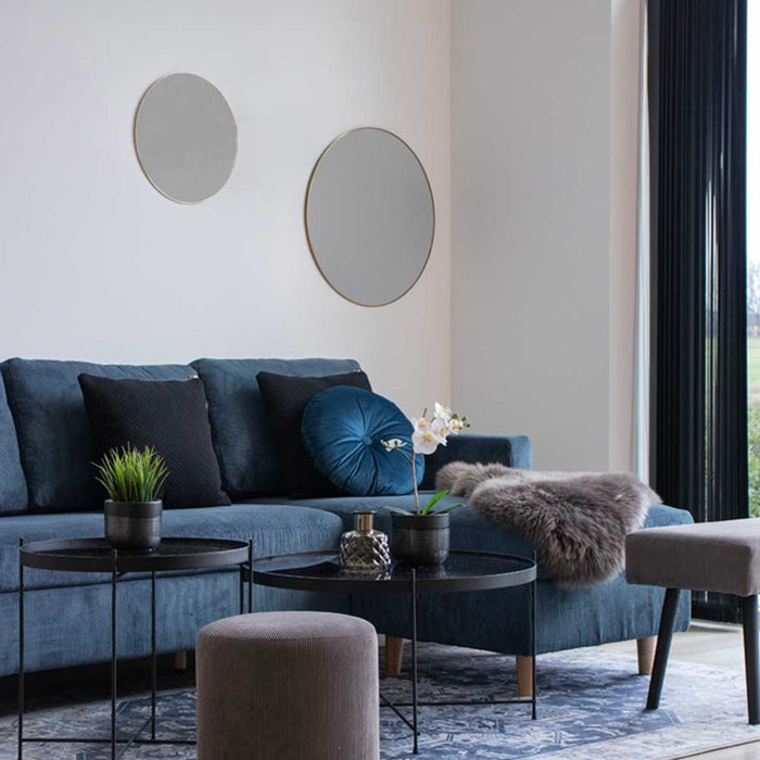 Artichok Eveline Ronde Wandspiegel Goud - Ø 60 cm