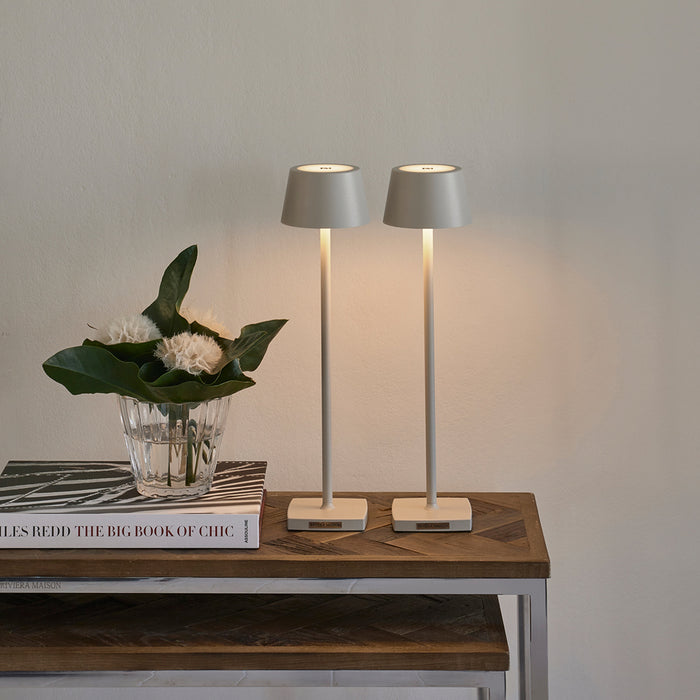 Rivièra Maison - Luminee Lamp, F01 - Flax, A34 - Aluminium, 43 cm Hoogte