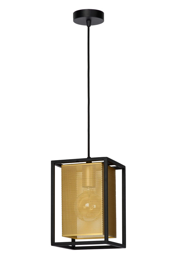 Lucide SANSA Hanglamp 1xE27 - Zwart