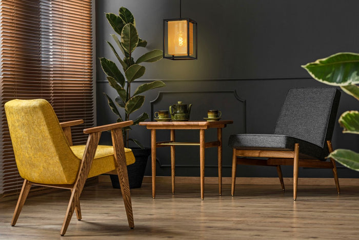 Lucide SANSA Hanglamp 1xE27 - Zwart