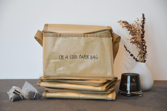 Gusta papieren koeltas (20 centimeter x 14 centimeter x 14 centimeter)