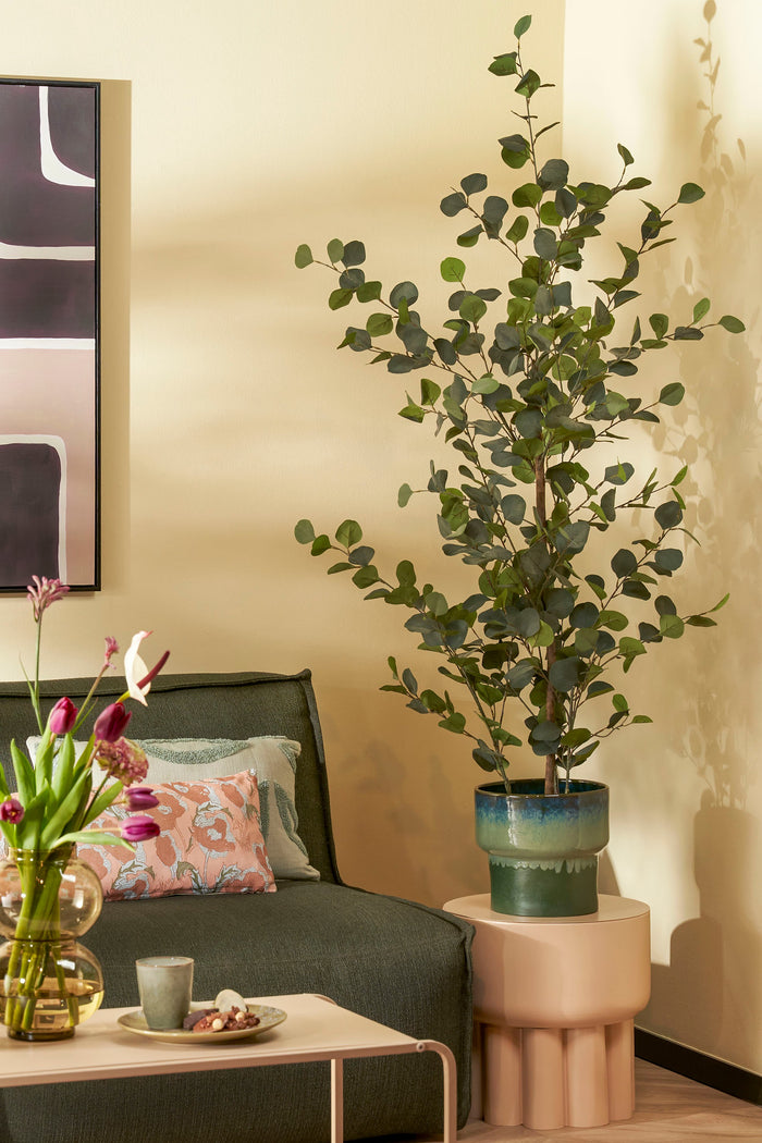 Mica Decorations Eucalyptus Kunstplant - H150 x Ø30 cm - Groen