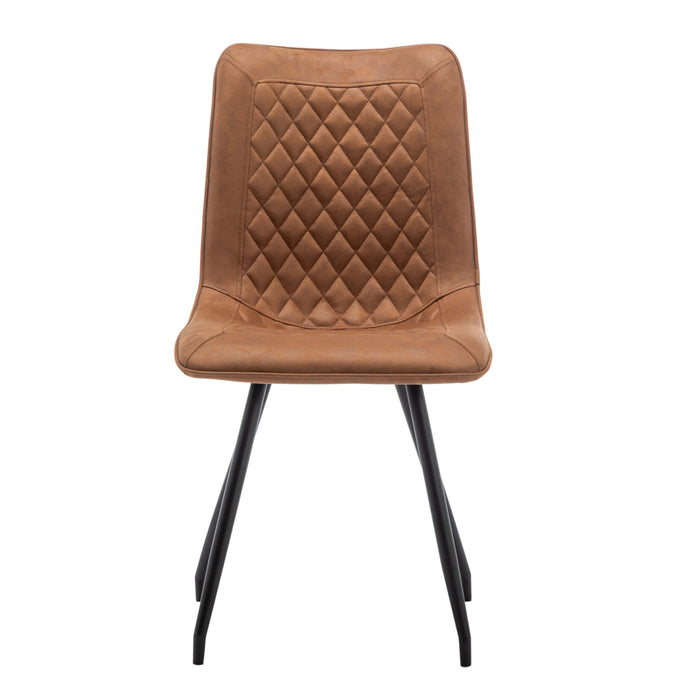 Furnihaus Eetkamerstoel Kick - Cognac - Set van 6