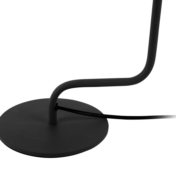 Leitmotiv - Table lamp Office Curved metal black