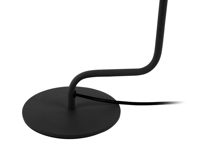 Leitmotiv - Table lamp Office Curved metal black