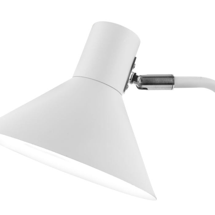 Leitmotiv - Table lamp Office Curved metal white