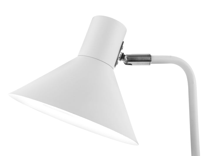 Leitmotiv - Table lamp Office Curved metal white