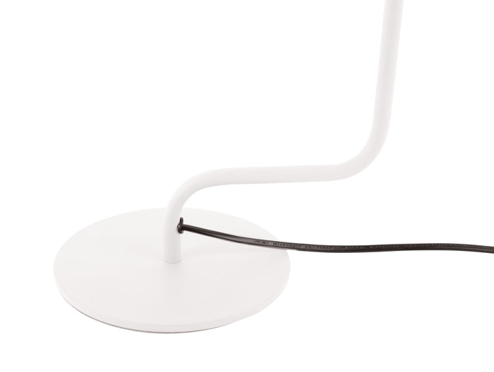 Leitmotiv - Table lamp Office Curved metal white