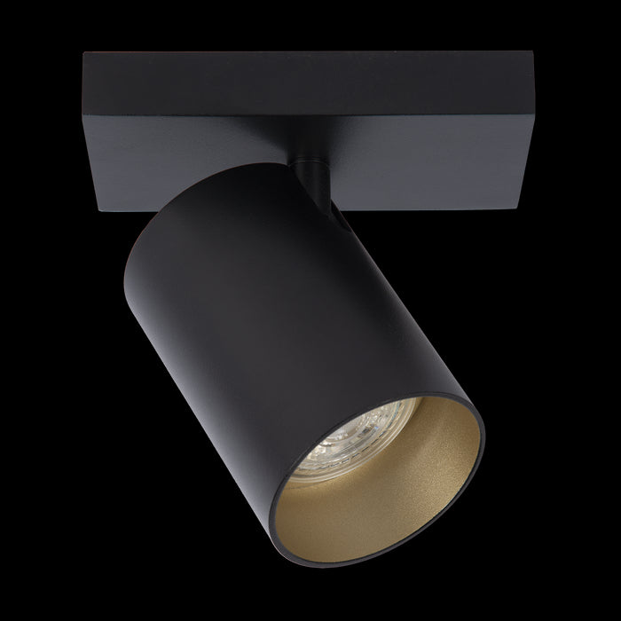 Atmooz Plafondlamp Nuo 1 - Opbouwspot Metaal Zwart