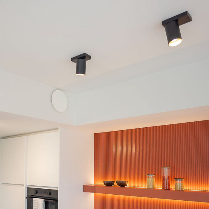 Atmooz Plafondlamp Nuo 1 - Opbouwspot Metaal Zwart