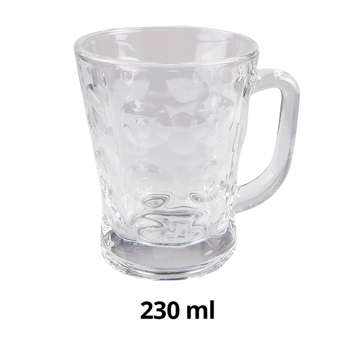 Clayre & Eef Mok 230 ml Glas Rond Koffiemok