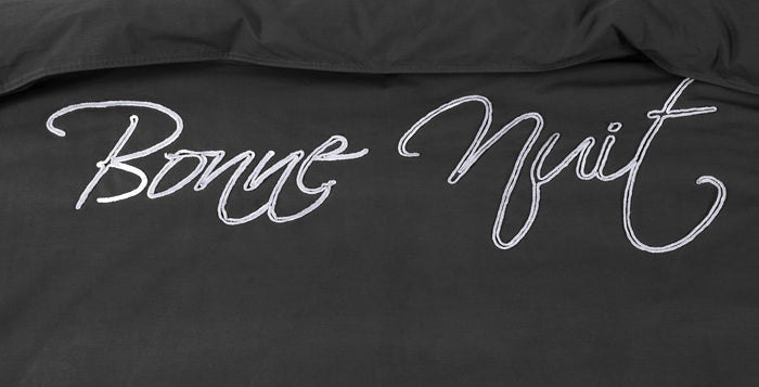 Papillon Napier dekbedovertrek 140x200|220 cm antraciet