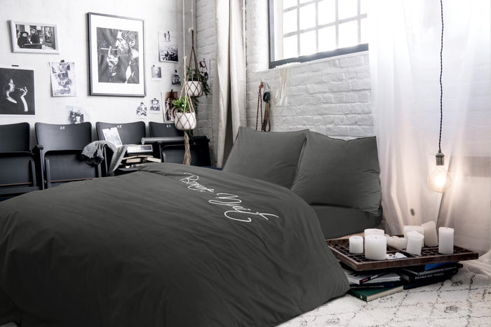 Papillon Napier dekbedovertrek 140x200|220 cm antraciet