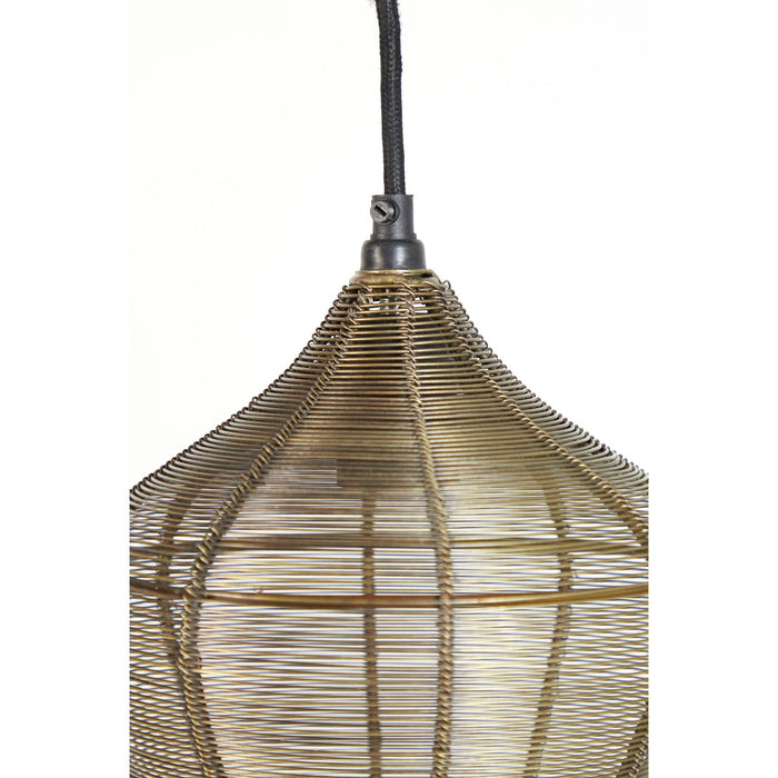 Light & Living - Hanglamp ALVARO - 100x20x122cm - Brons