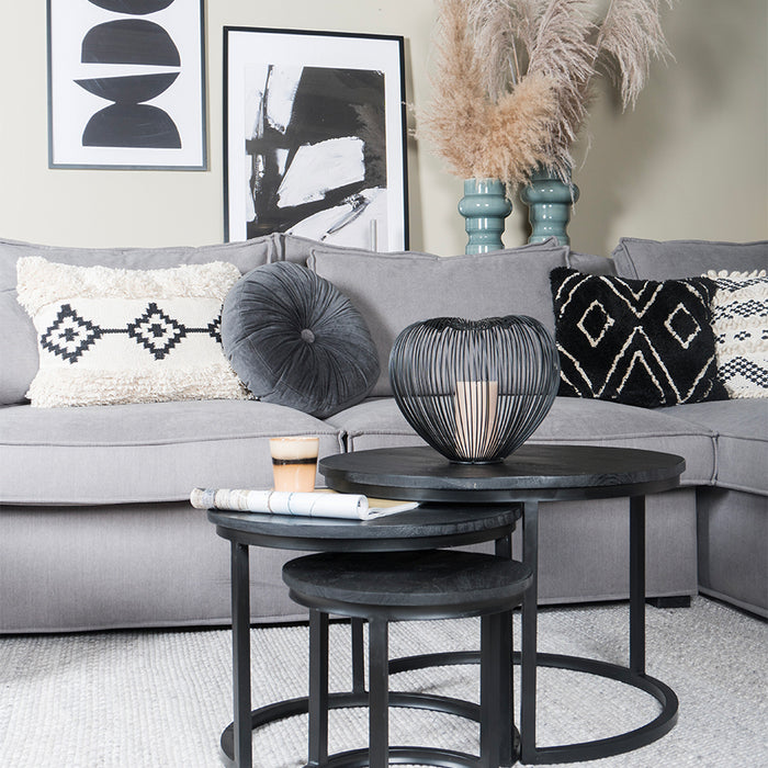 Home67 - Salontafel Set van 3 - Industriële Salontafelset Erjan -