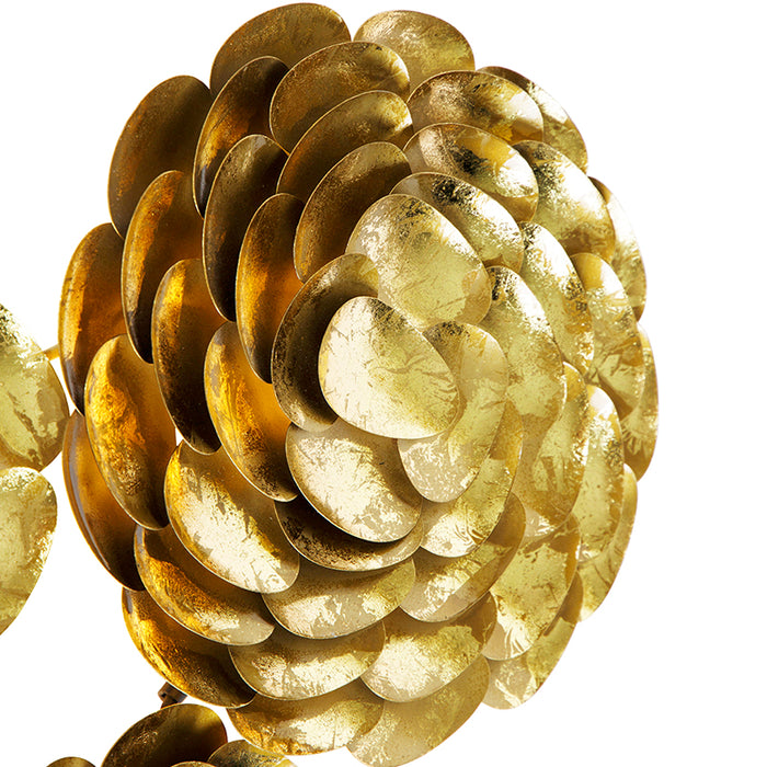 QAZQA Wandlamp circle - Goud|messing - Oosters - L 93cm