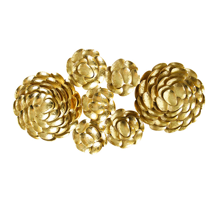 QAZQA Wandlamp circle - Goud|messing - Oosters - L 93cm