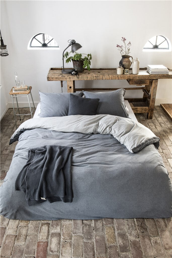 Walra - Dekbedovertrek Casual Beauty - 200x220 - Grijs