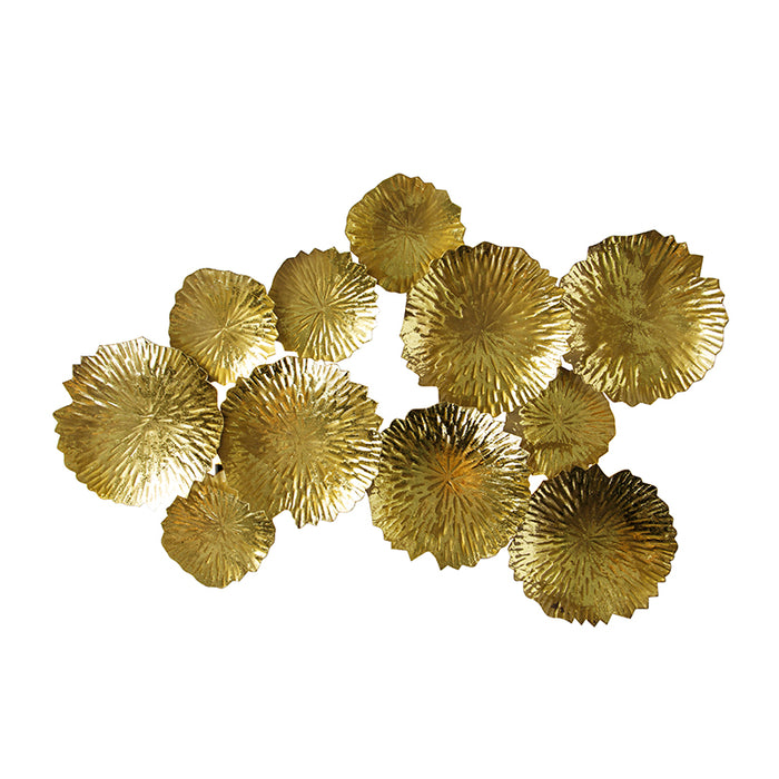 QAZQA Wandlamp circle - Goud|messing - Oosters - L 85cm