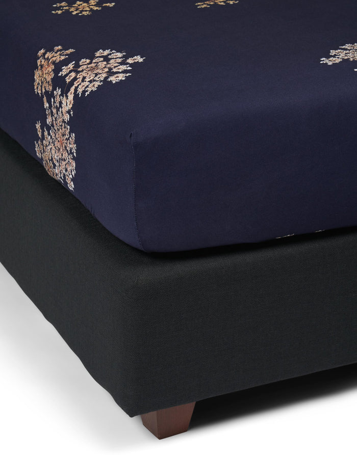 Essenza Lauren Hoeslaken Indigo Blue 180 x 200 cm