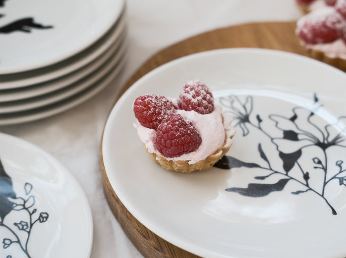 Bord aan Tafel Bloem Koffie kopjes - 4st.