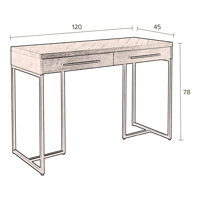 Dutchbone Class Consoletafel Zwart Zwart