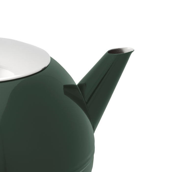 Bredemeijer Duet Bella Ronde Theepot 1,2 L - Donkergroen